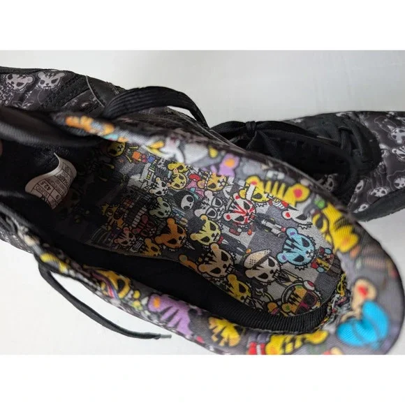 Onitsuka Tiger x Tokidoki Mens 9 Black Ultimate 81 D53AQ-9090 Cartoon Print - Picture 11 of 12